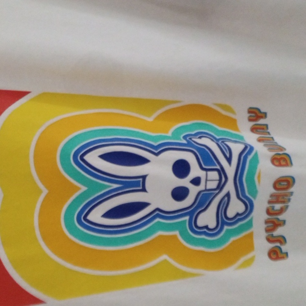 Psycho Bunny Multicolor Logo Tee